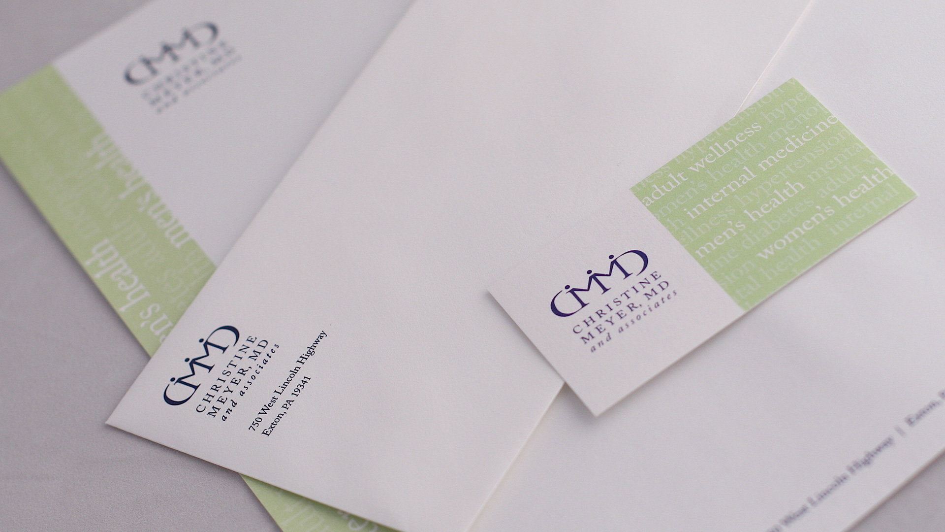 detail of cmmd stationery